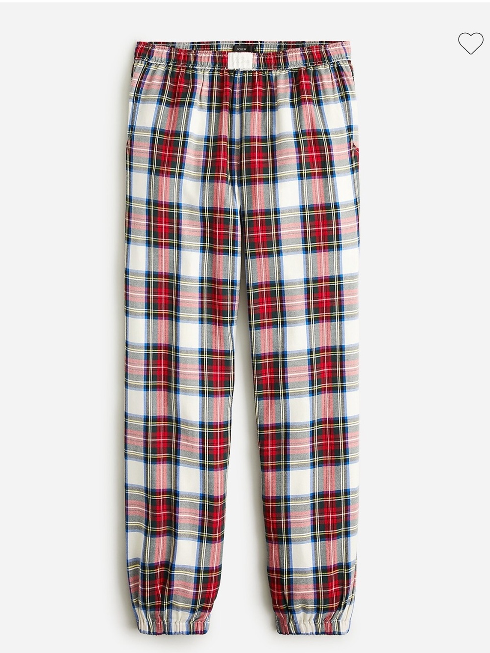 J. Crew Flannel Pajama Pant Plaid size Medium